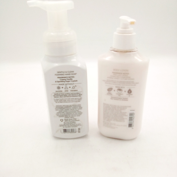 Champagne Apple and Honey Body Lotion with Warm Vanilla Sugar Foaming Hand Soap - Picture 2 of 2